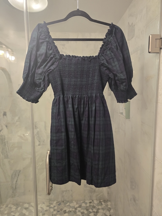 Hill House Dresses & Skirts - Hill House Athena Dress In Blackwatch Plaid-medium